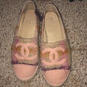Pink Chanel Espadrilles